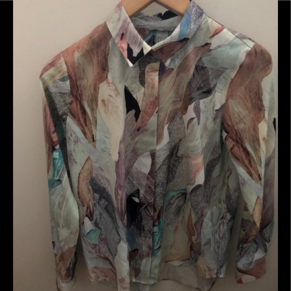 H&M Abstract Print Blouse